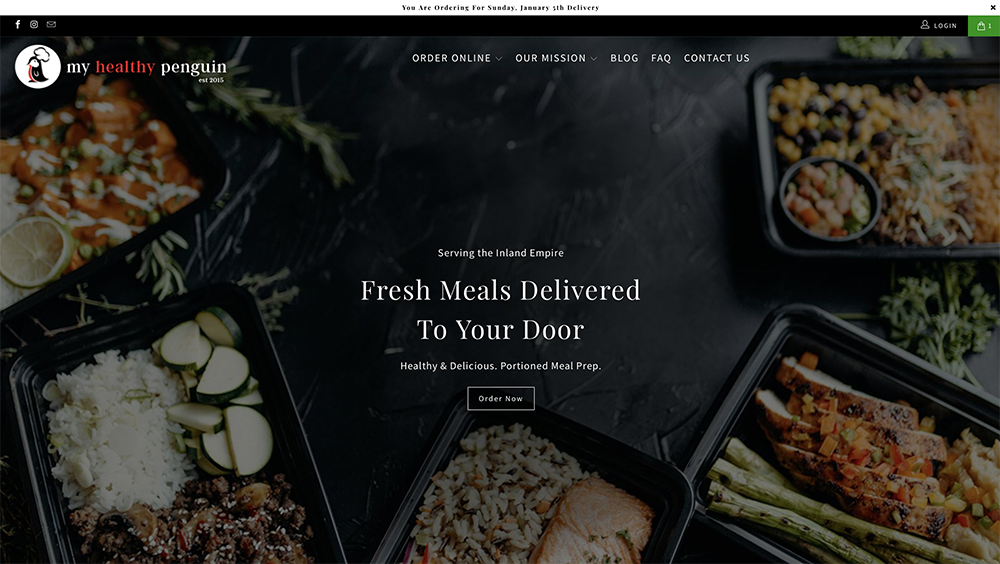 New Website | New Year | New Meals