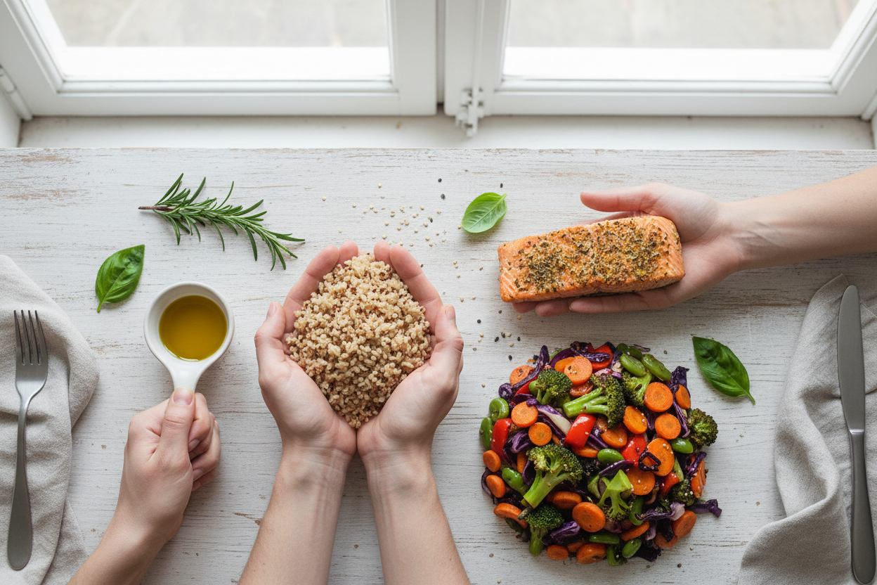 How to Eyeball Portion Sizes Without Weighing Everything