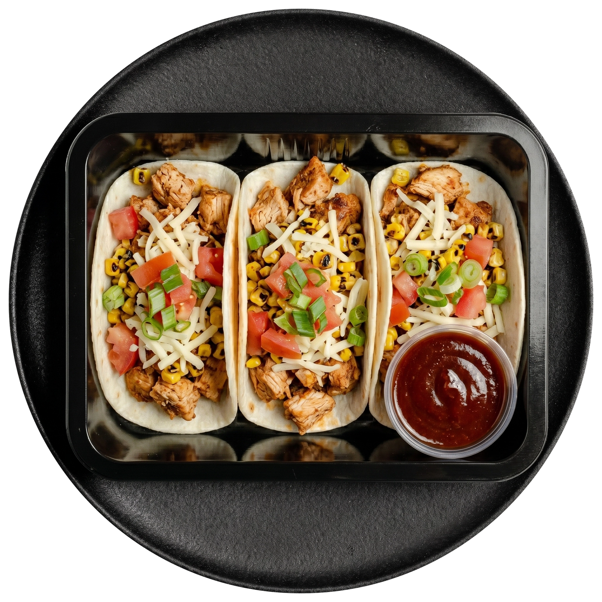 BBQ Adobo Chicken Tacos