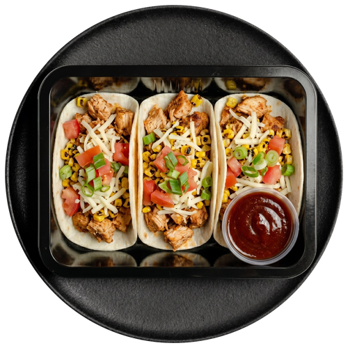 BBQ Adobo Chicken Tacos