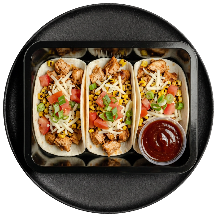 BBQ Adobo Chicken Tacos