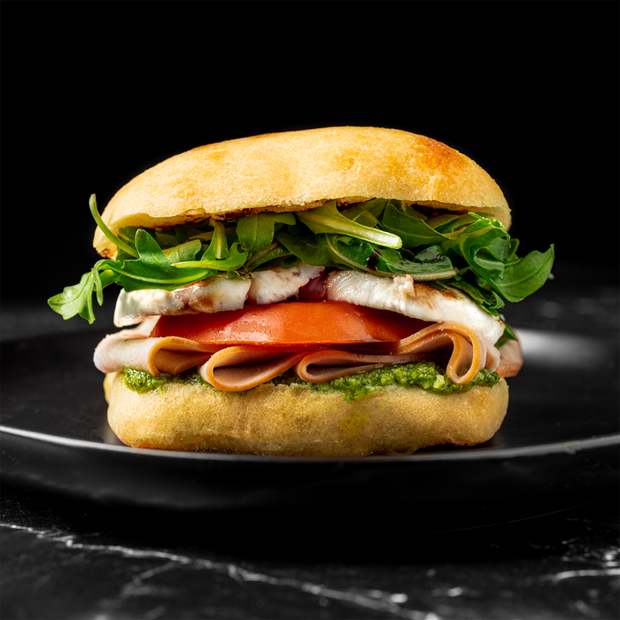 Basil Pesto Turkey Sandwich
