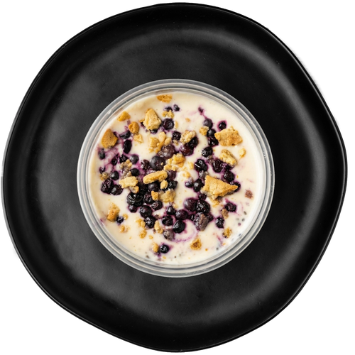 Blueberry Cheesecake Overnight Oats