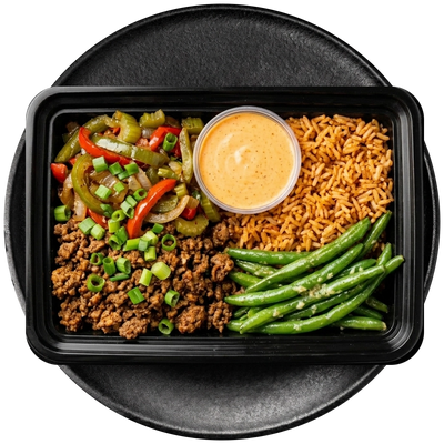 Cajun Ground Beef Bowl