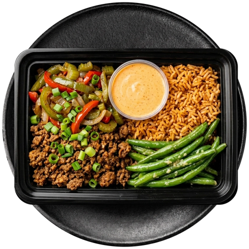 Cajun Ground Beef Bowl