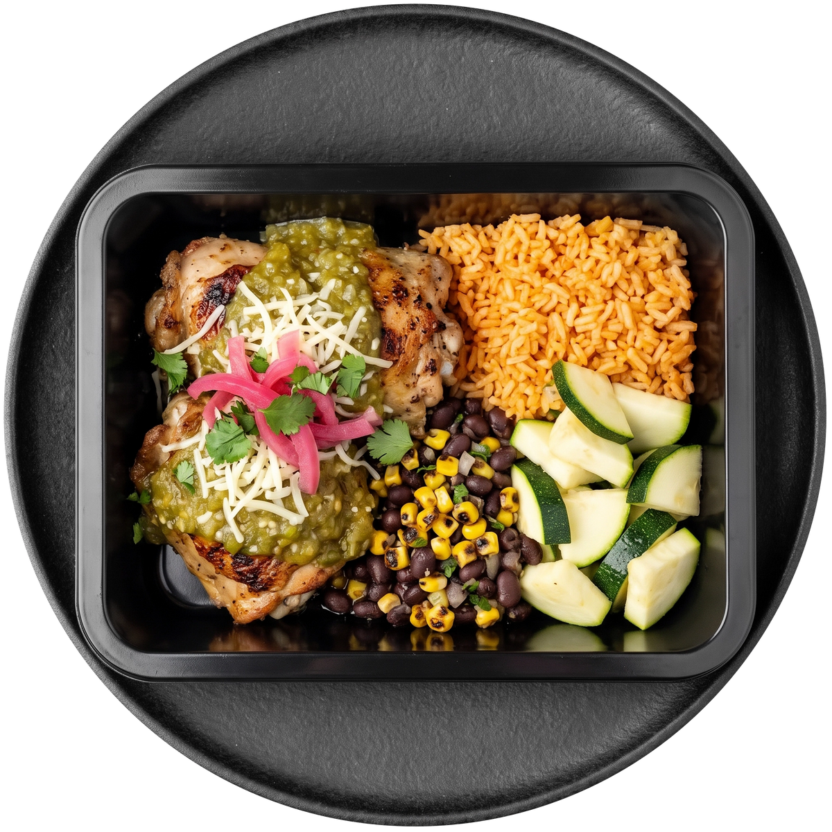 Chile Verde Chicken Thigh Bowl
