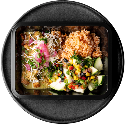 Chile Verde Chicken Thigh Bowl