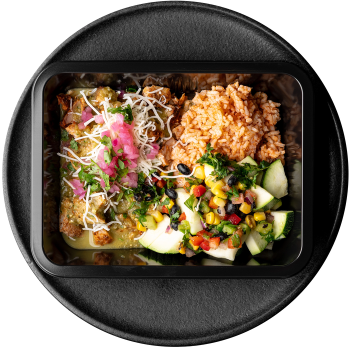 Chile Verde Chicken Thigh Bowl
