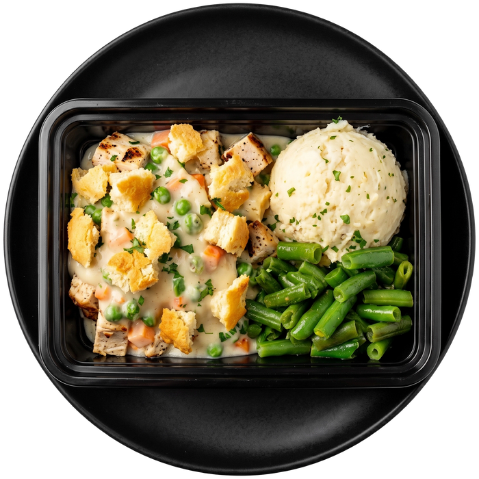 Deconstructed Chicken Pot Pie