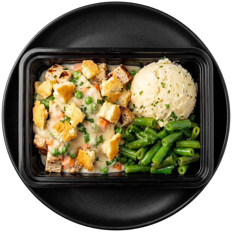 Deconstructed Chicken Pot Pie