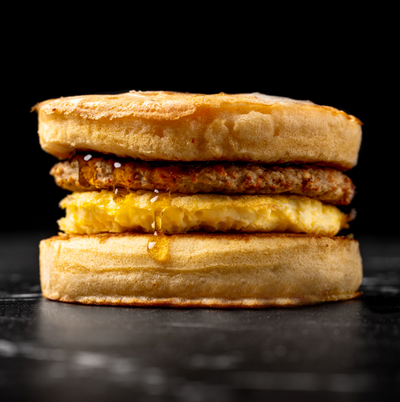 Griddle Sausage Sandwich with Hash Brown