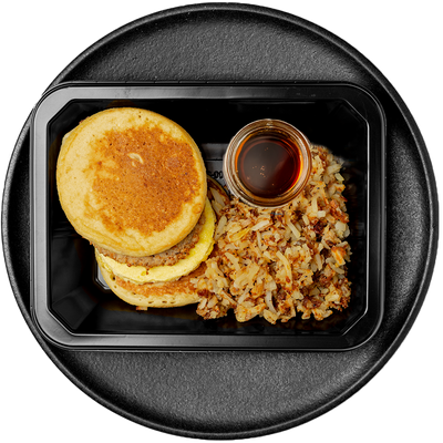 Griddle Sausage Sandwich with Hash Brown