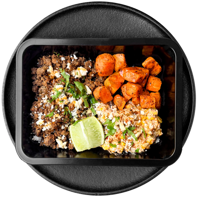 Hot Honey Street Corn Beef Bowl