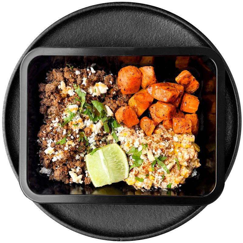 Hot Honey Street Corn Beef Bowl