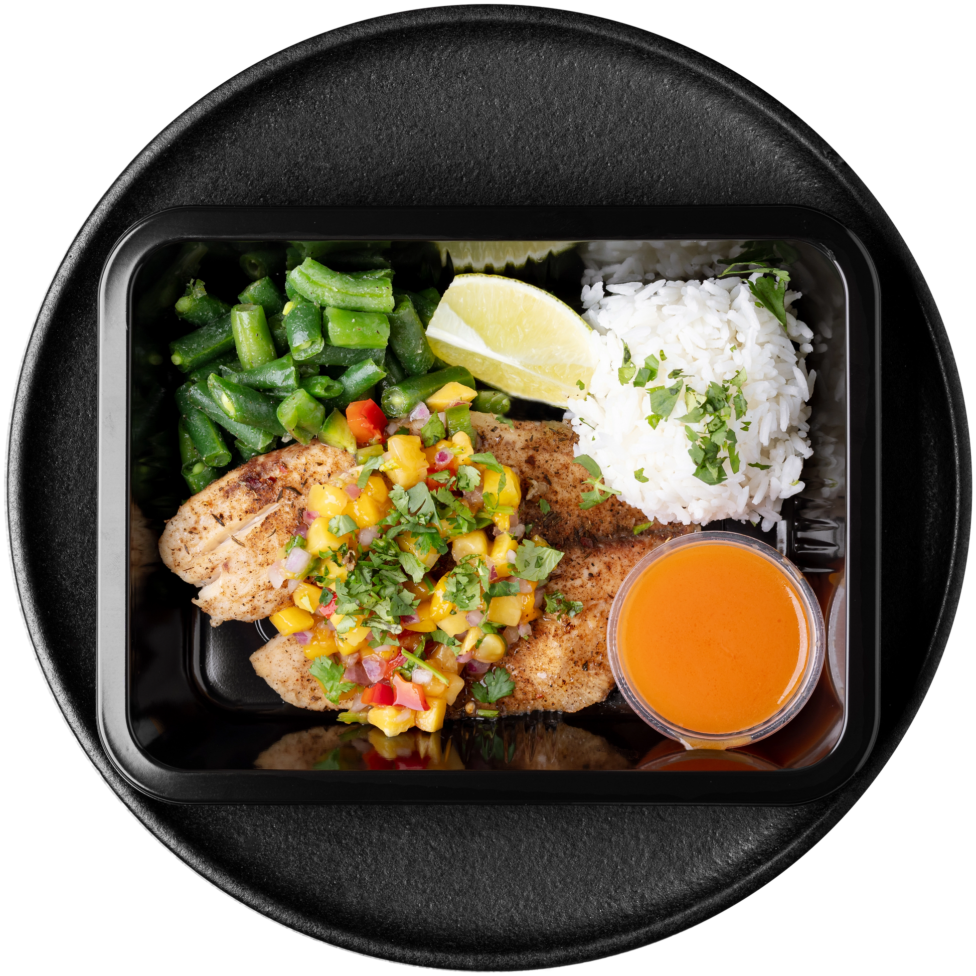 Jerk Seasoned Tilapia with Mango Salsa