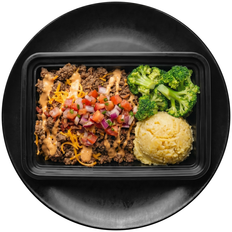 Loaded Bacon Cheeseburger Bowl
