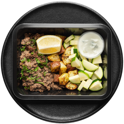 Mediterranean Beef & Potato Bowl