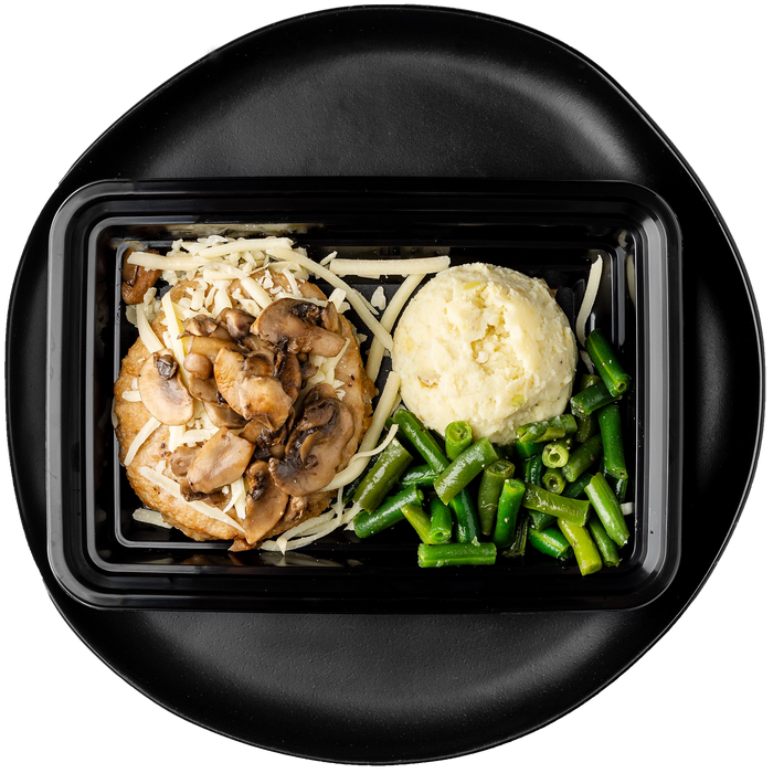 Mushroom Swiss Beef Patty