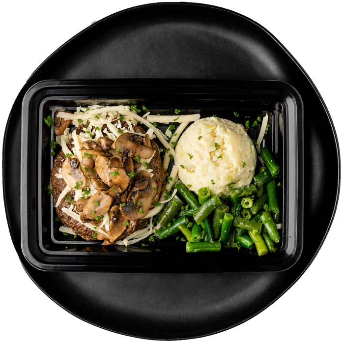 Mushroom Swiss Beef Patty