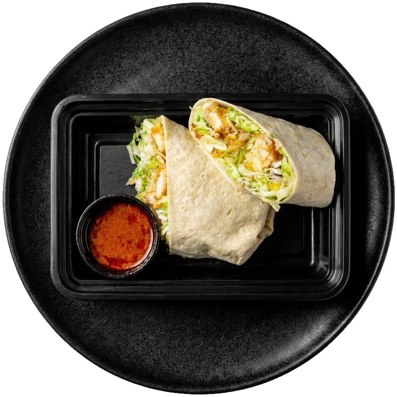 Nashville Hot Crispy Chicken Wrap