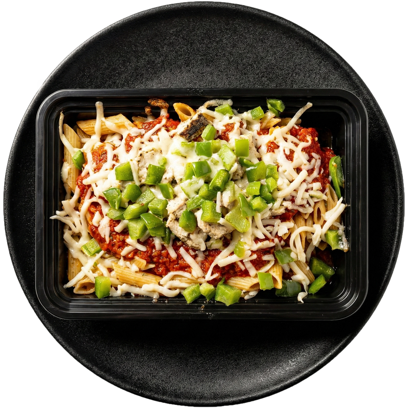 Roasted Red Pepper Pasta with Chicken