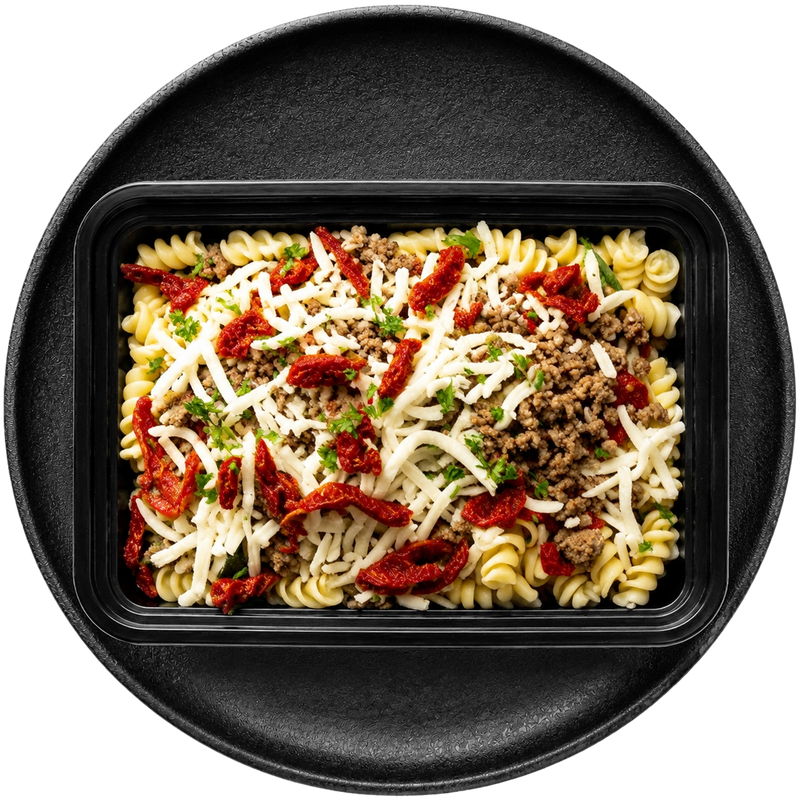 Rotini Pasta with Ground Beef