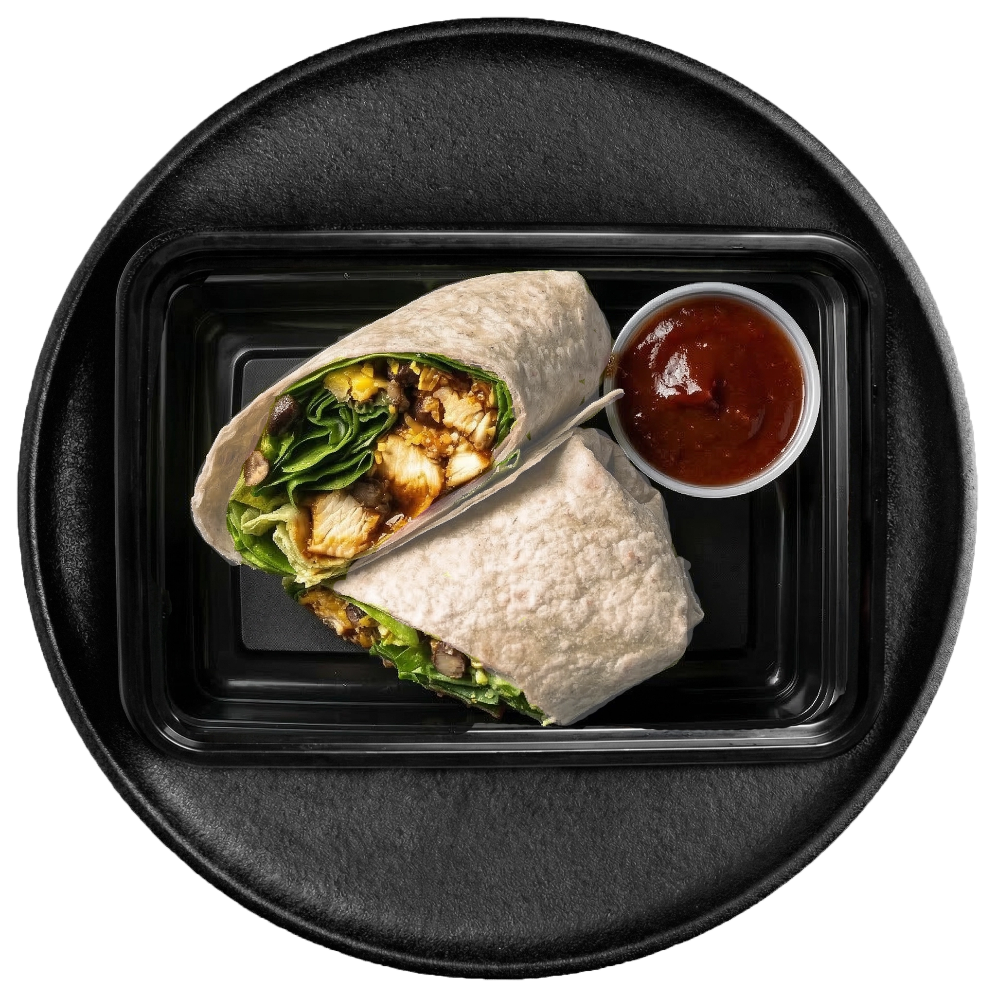 Southwestern BBQ Chicken Wrap