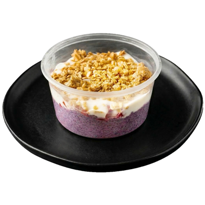 Strawberry Blueberry Chia Seed Pudding