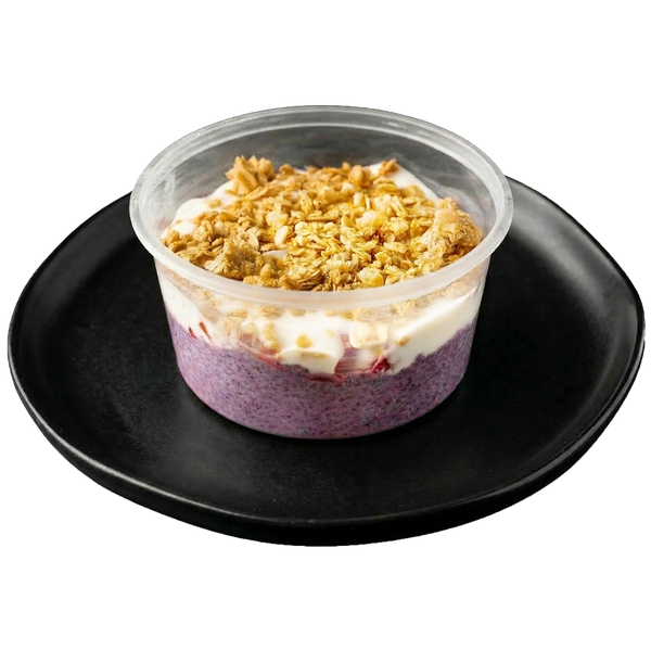 Strawberry Blueberry Chia Seed Pudding