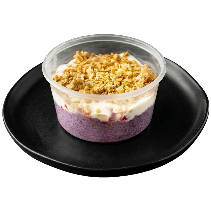 Strawberry Blueberry Chia Seed Pudding