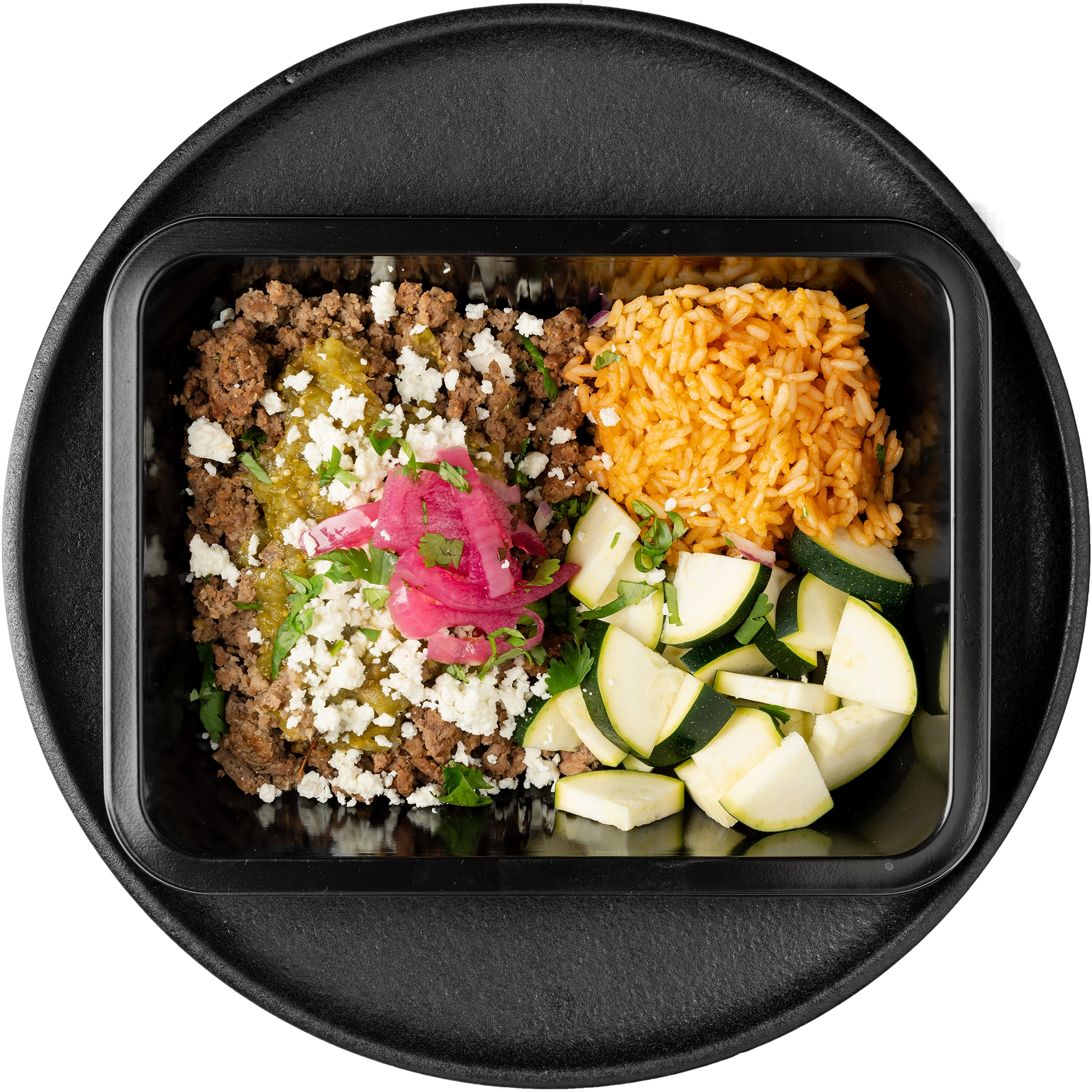 Tomatillo Ground Beef Bowl